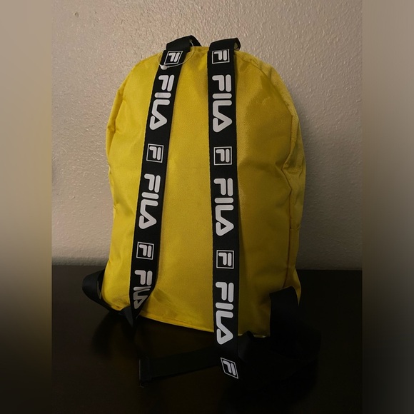 Fila Hailee Mini Backpack Yellow | Detachable Pouch School Travel Bag main image 5